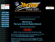 Tablet Screenshot of lynxradionetwork.com